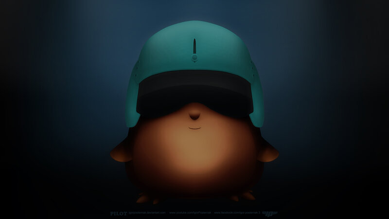 Pilot Bird Character