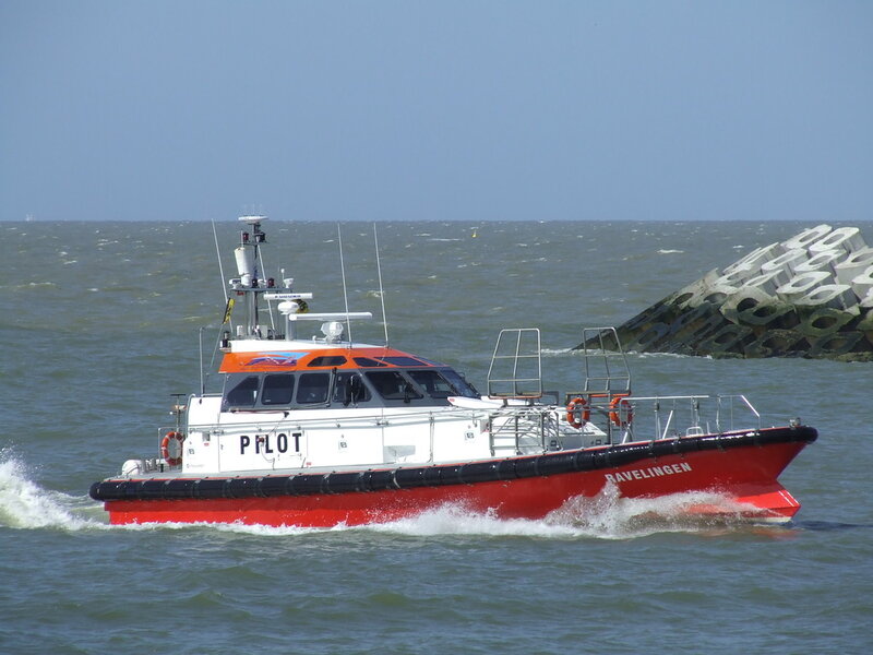Pilot Boat in Motion