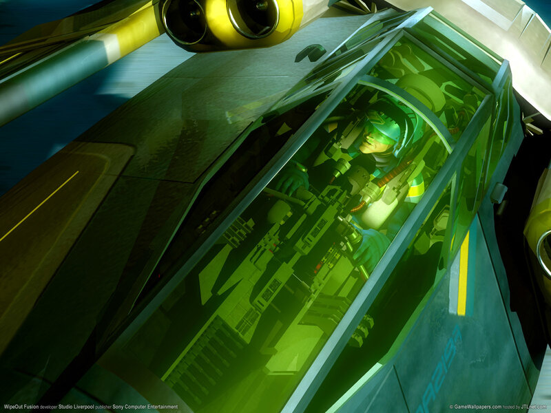 pilot in a futuristic cockpit