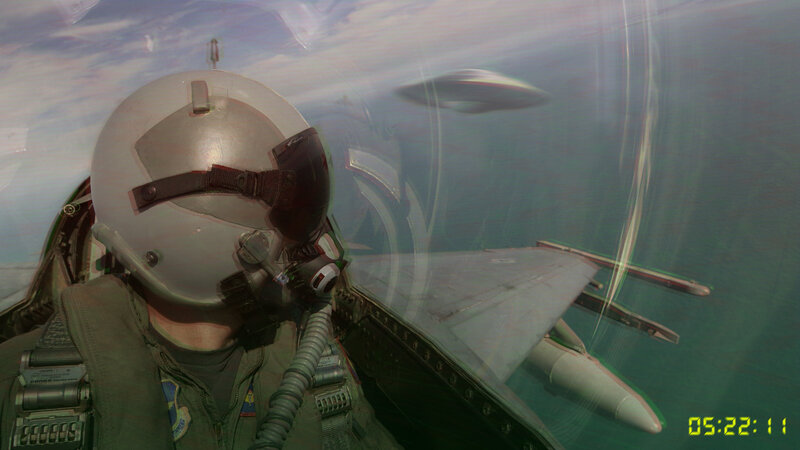 Pilot in Cockpit — Green