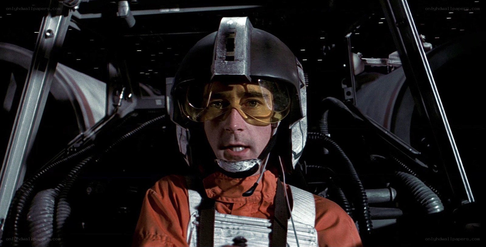 pilot in cockpit