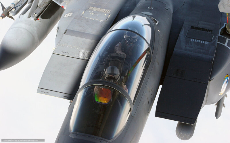 Pilot in Fighter Jet — Gray, Dramatic, Photograph, Cockpit