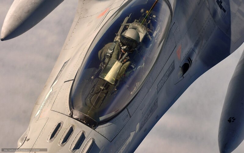 Pilot in Fighter Jet