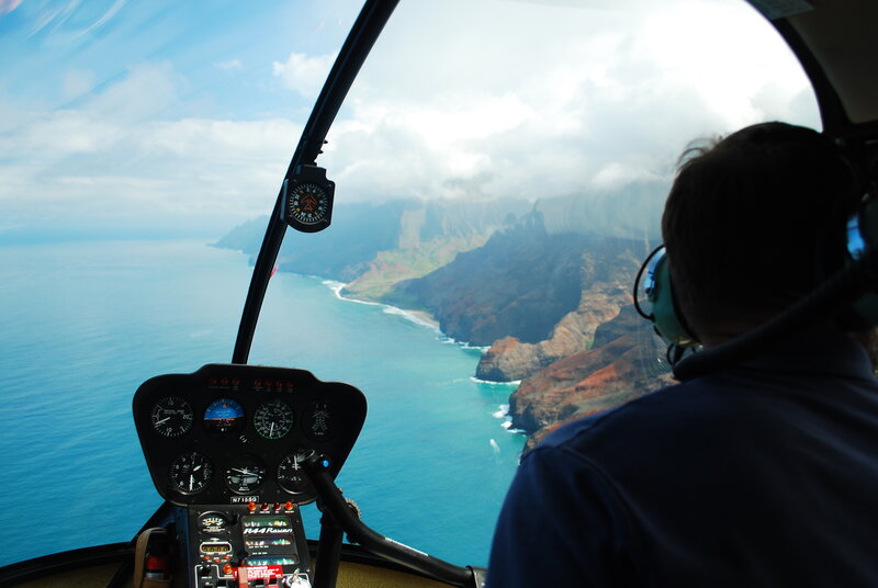 Pilot in Helicopter
