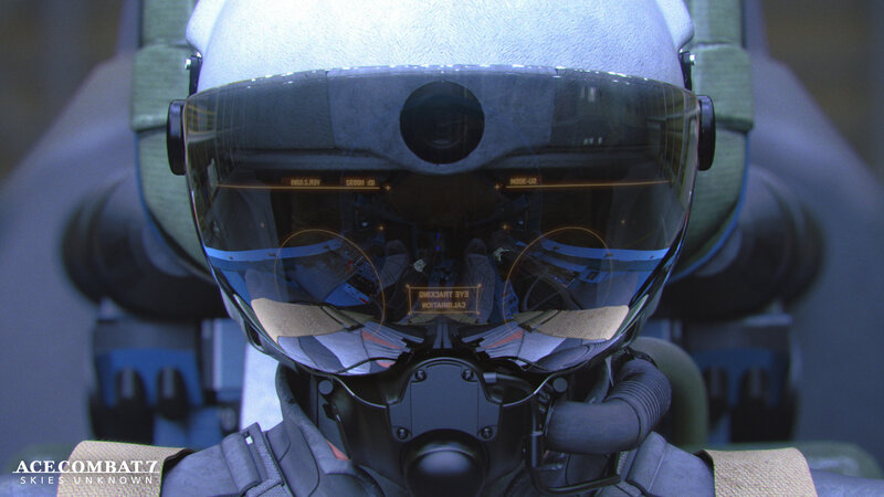 Pilot in Helmet — Gray, Dramatic