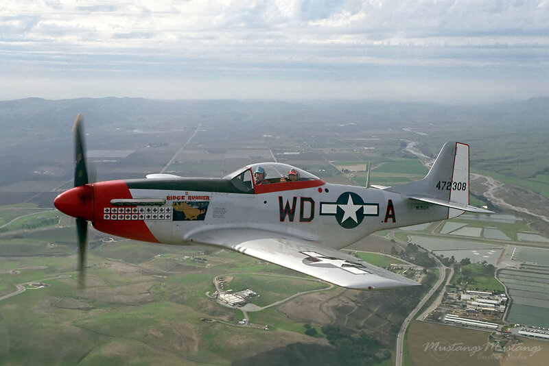 Pilot in Vintage Airplane — Silver, Serene