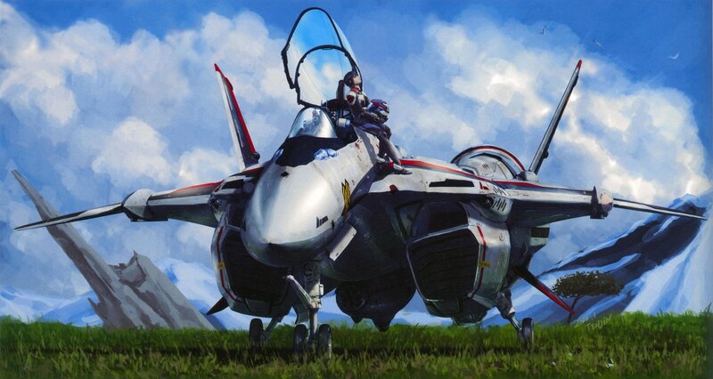 Pilot on Jet Fighter