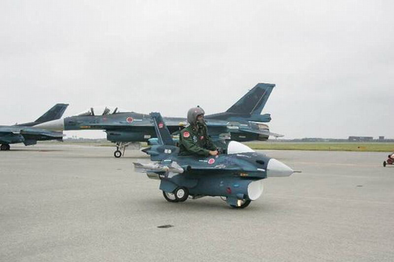 Pilot on Toy Jet