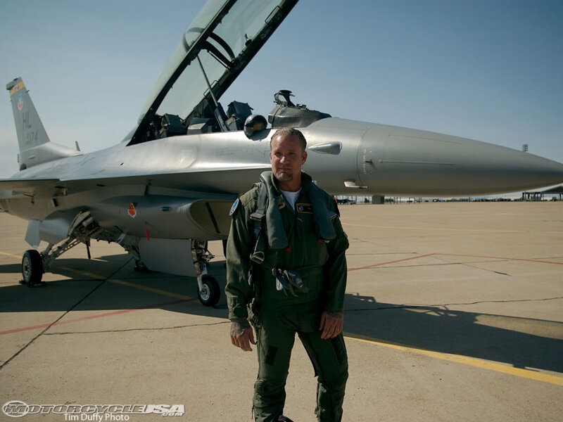 Pilot Standing by Jet