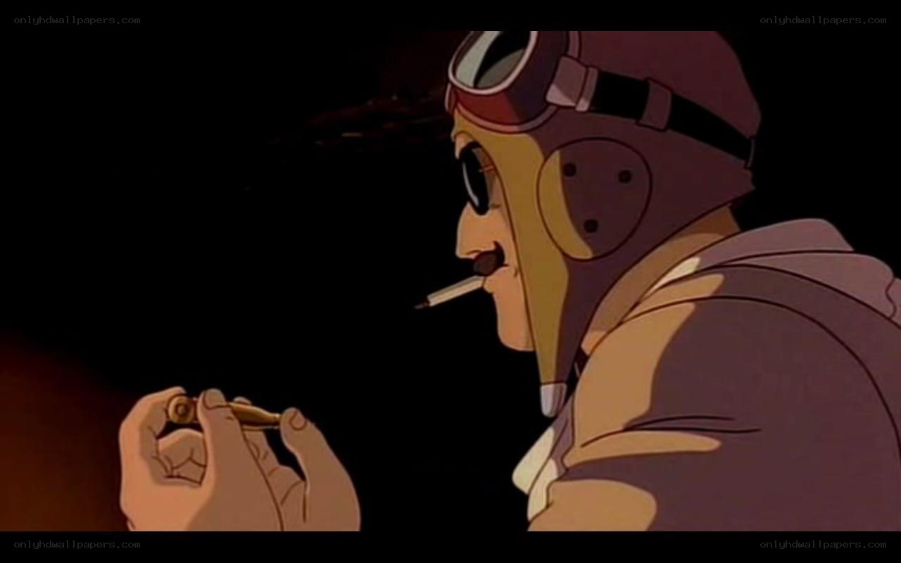 pilot with cigarette and bullet