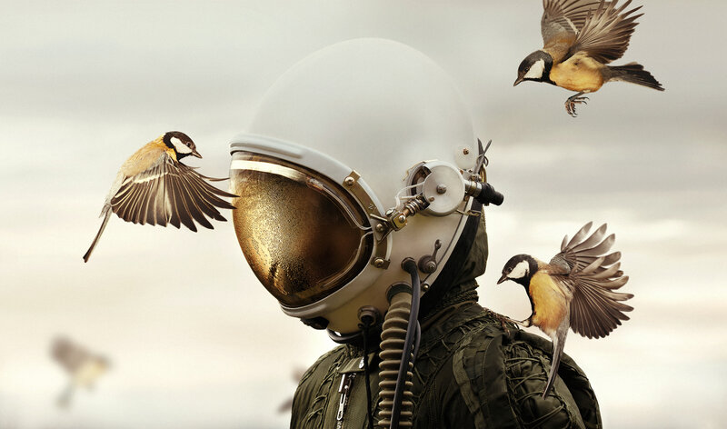Pilot with Helmet
