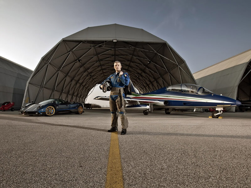 Pilot with Jet and Car