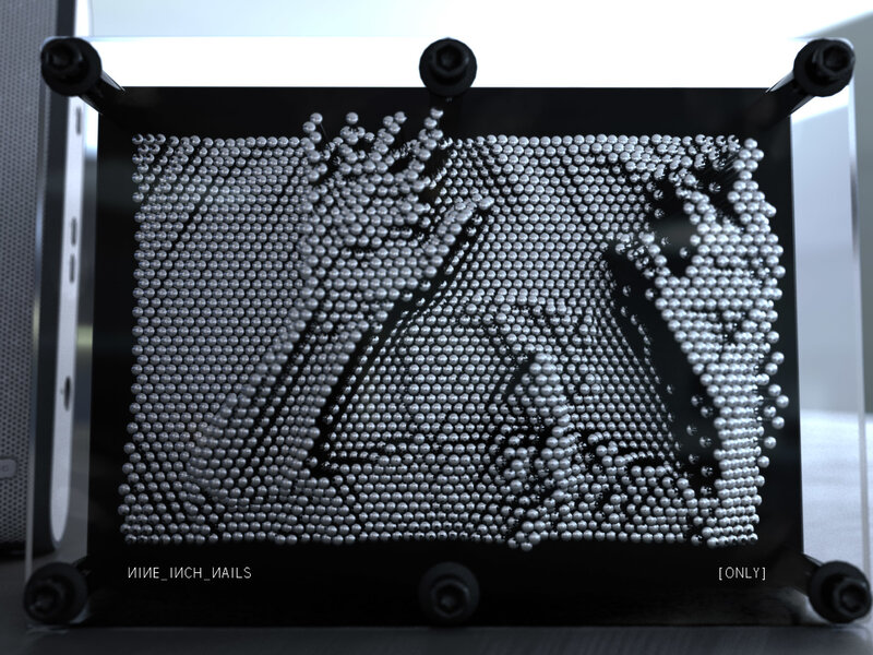 Pin art of a horse