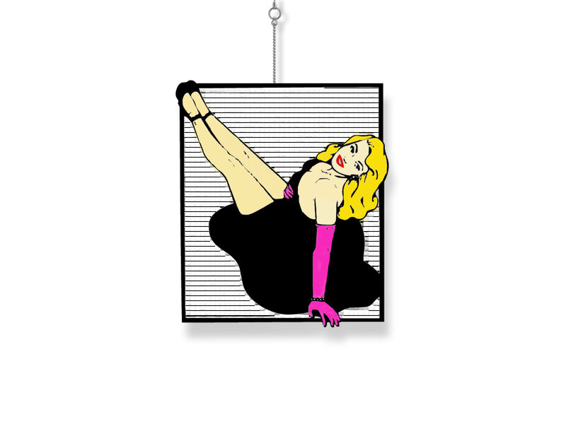 pin-up girl illustration