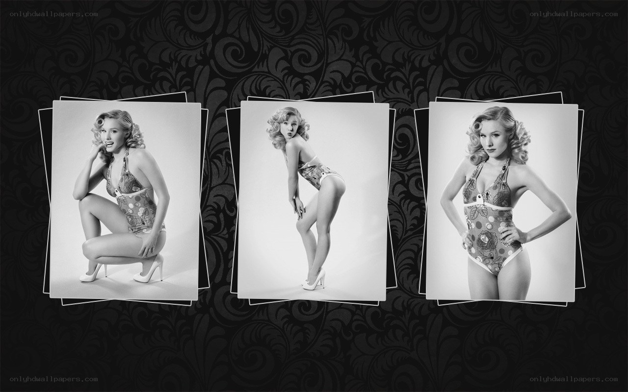 Pin-up style photoshoot
