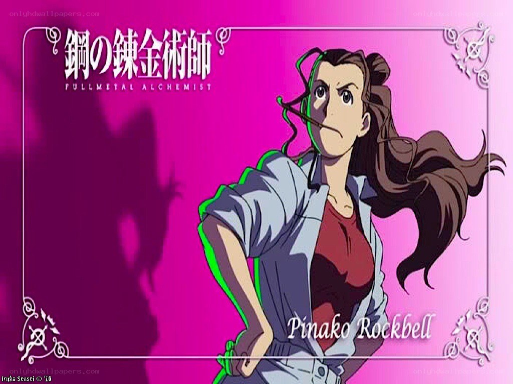 Pinako Rockbell from Fullmetal Alchemist