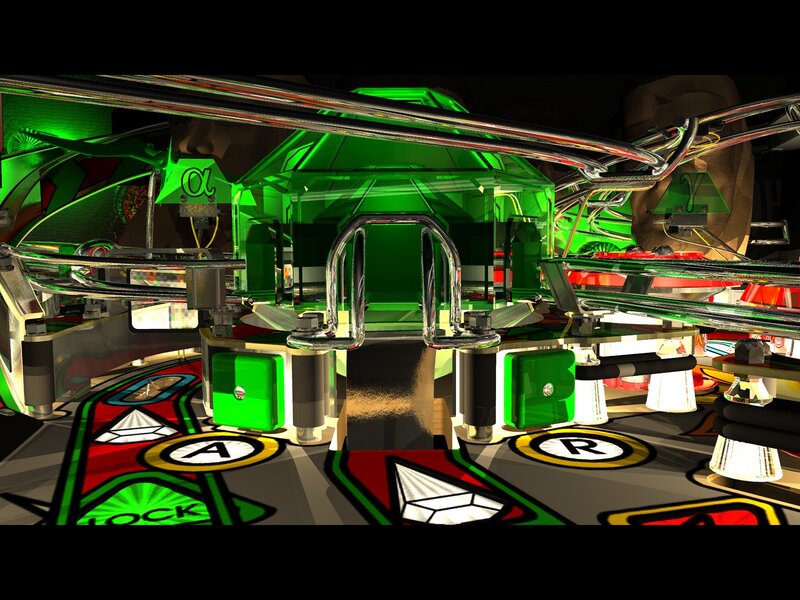 Pinball machine interior