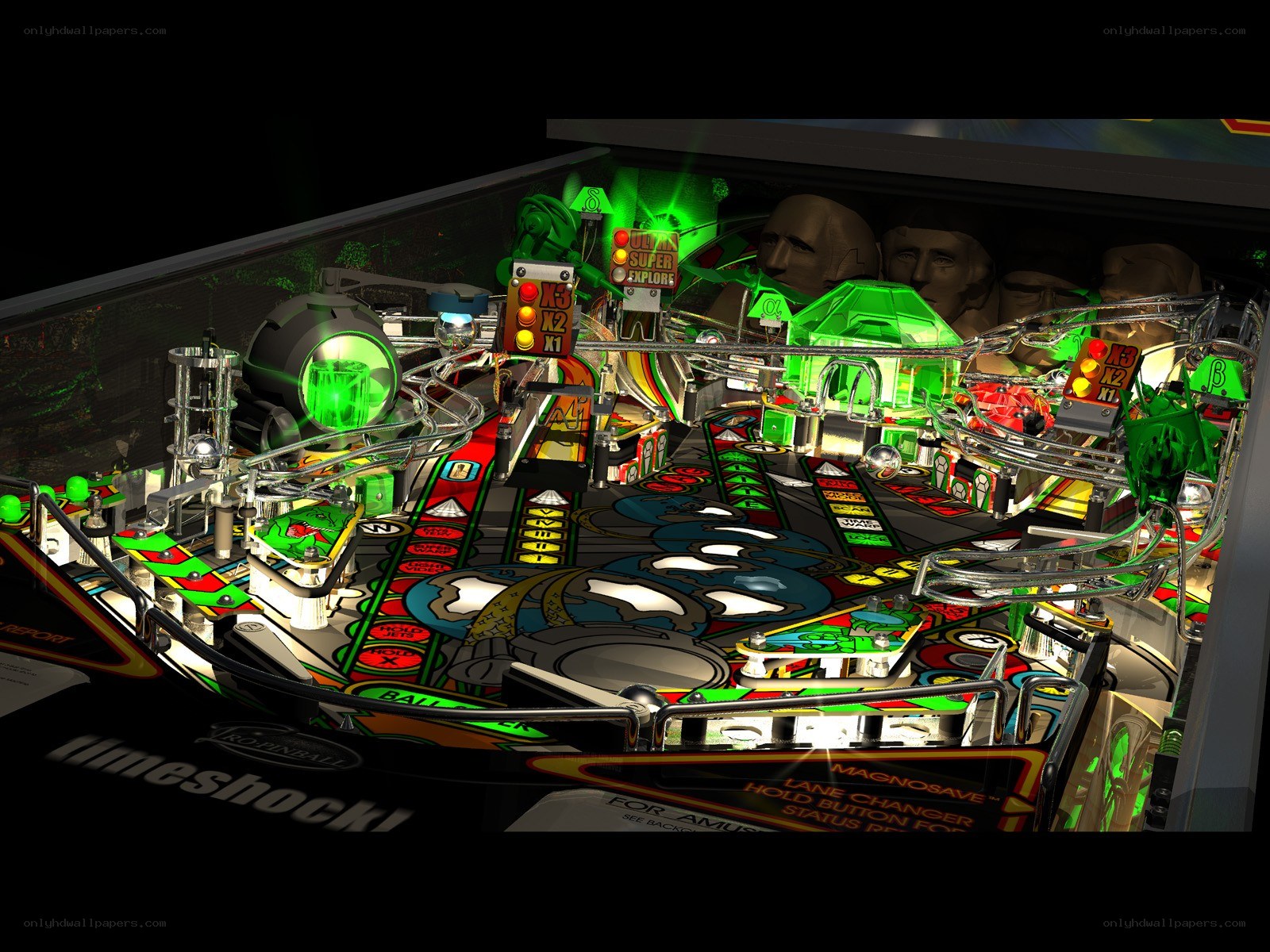 Pinball machine playfield