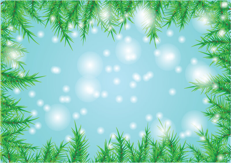 Pine Branches Frame