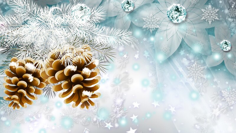 Pine Cones and Branches