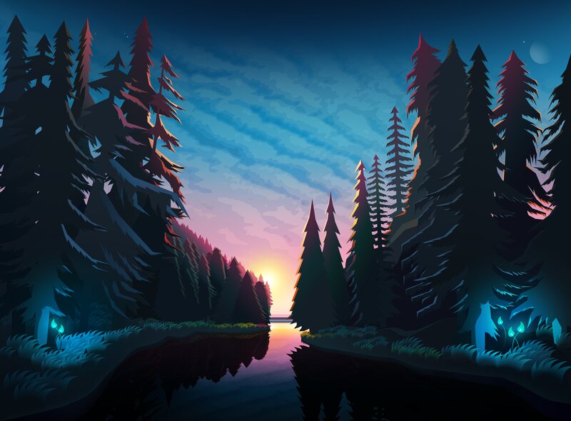Pine Forest River