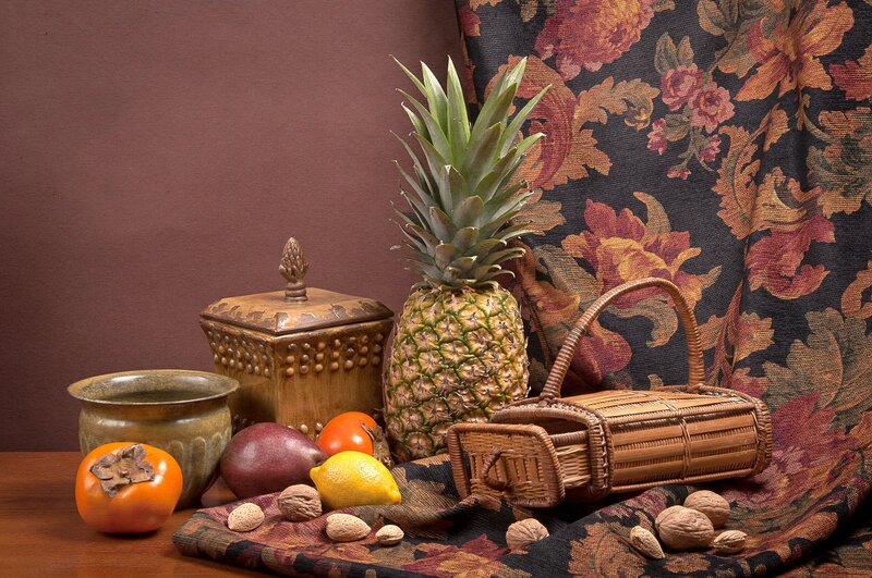 Pineapple and Fruit Arrangement