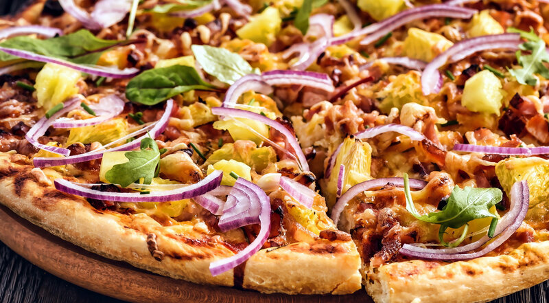 Pineapple and Onion Pizza