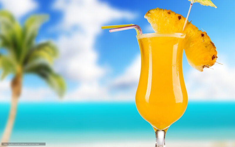 Pineapple Cocktail — Yellow