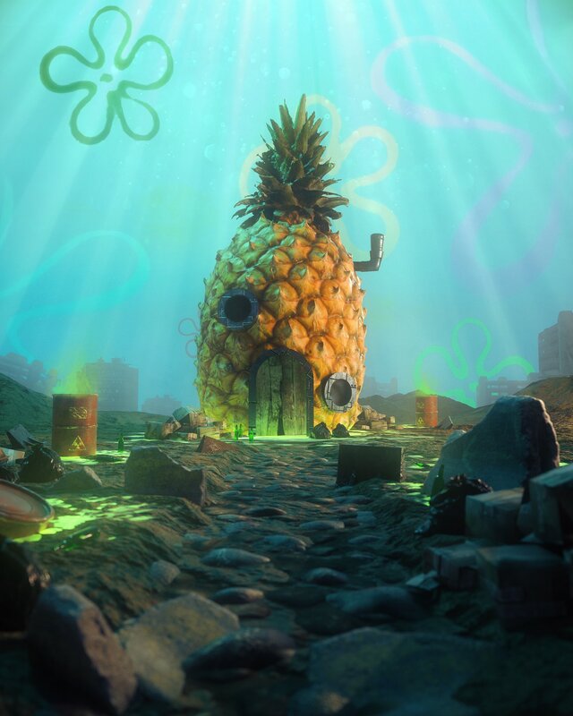 Pineapple House Underwater