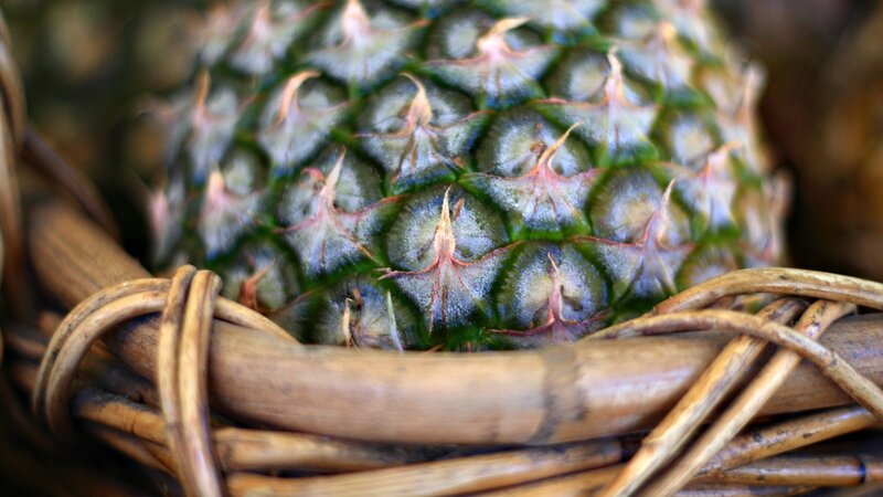 Pineapple in a Basket