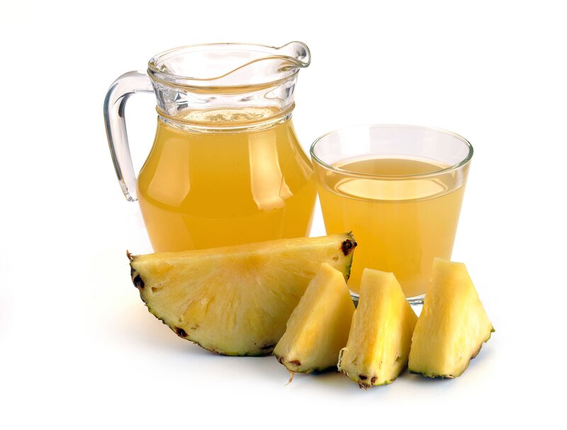 Pineapple Juice and Slices