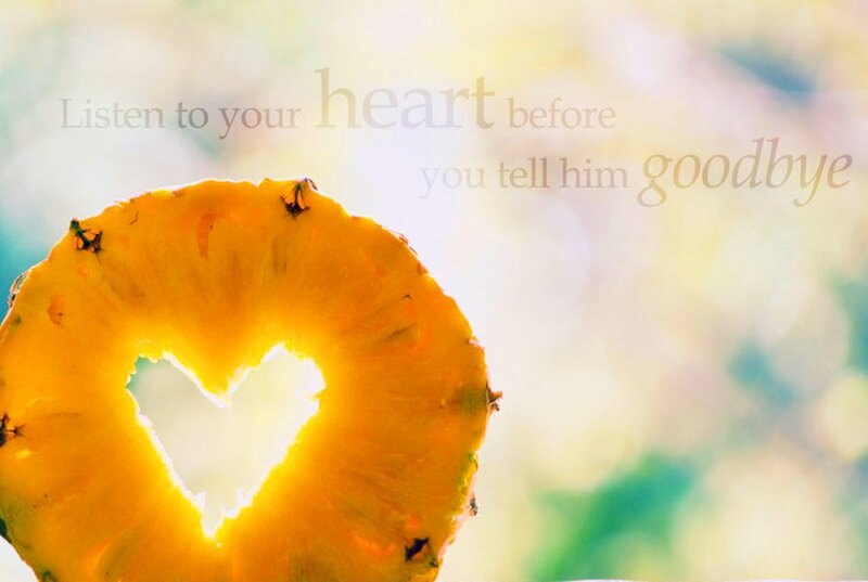 Pineapple Slice with Heart