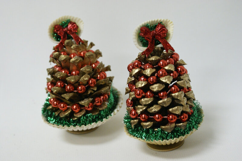 Pinecone Christmas Trees
