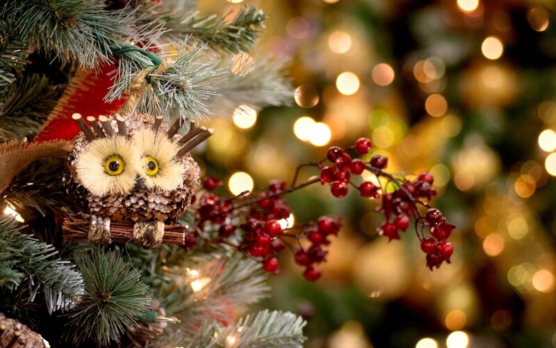 Pinecone Owl Ornament