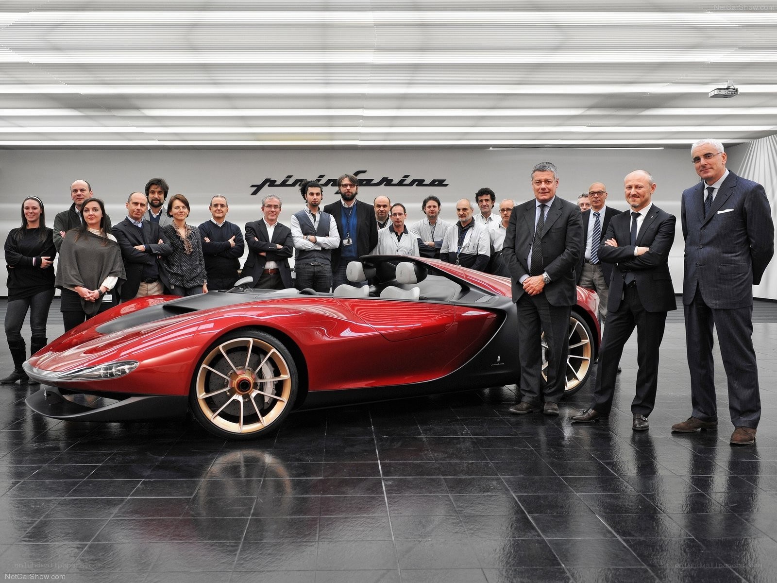 Pininfarina concept car team