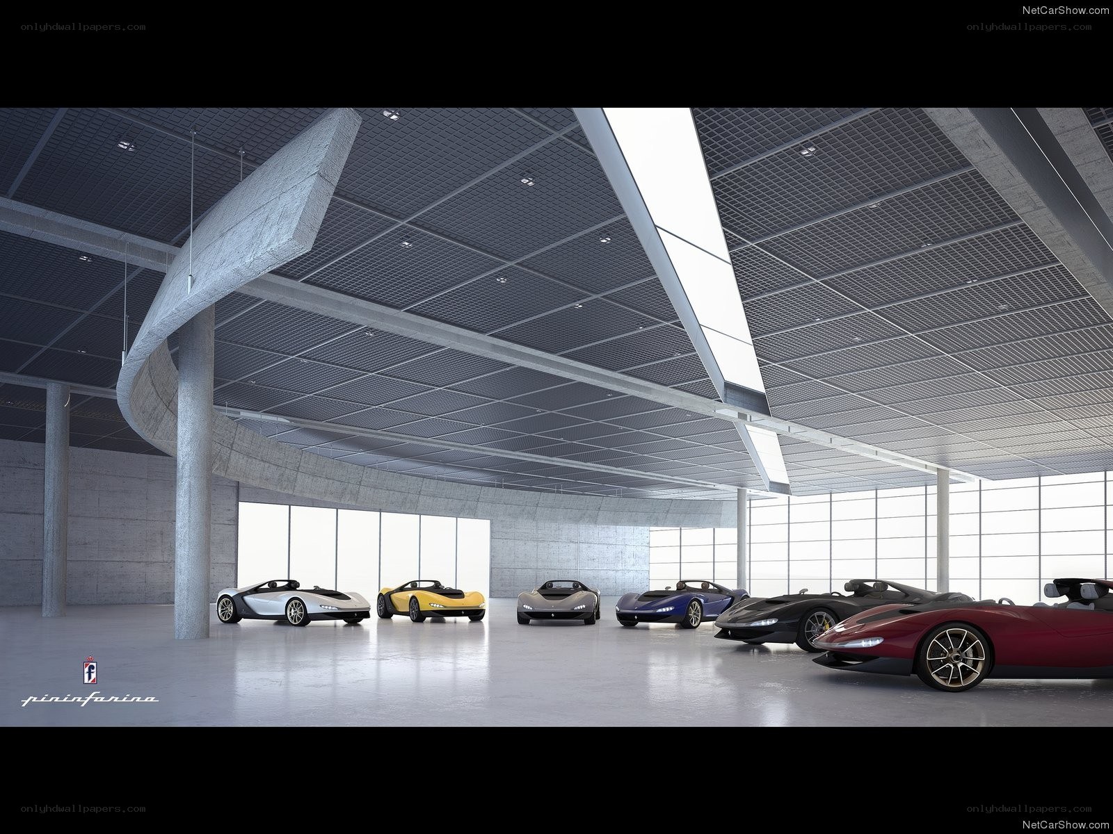 Pininfarina concept cars display