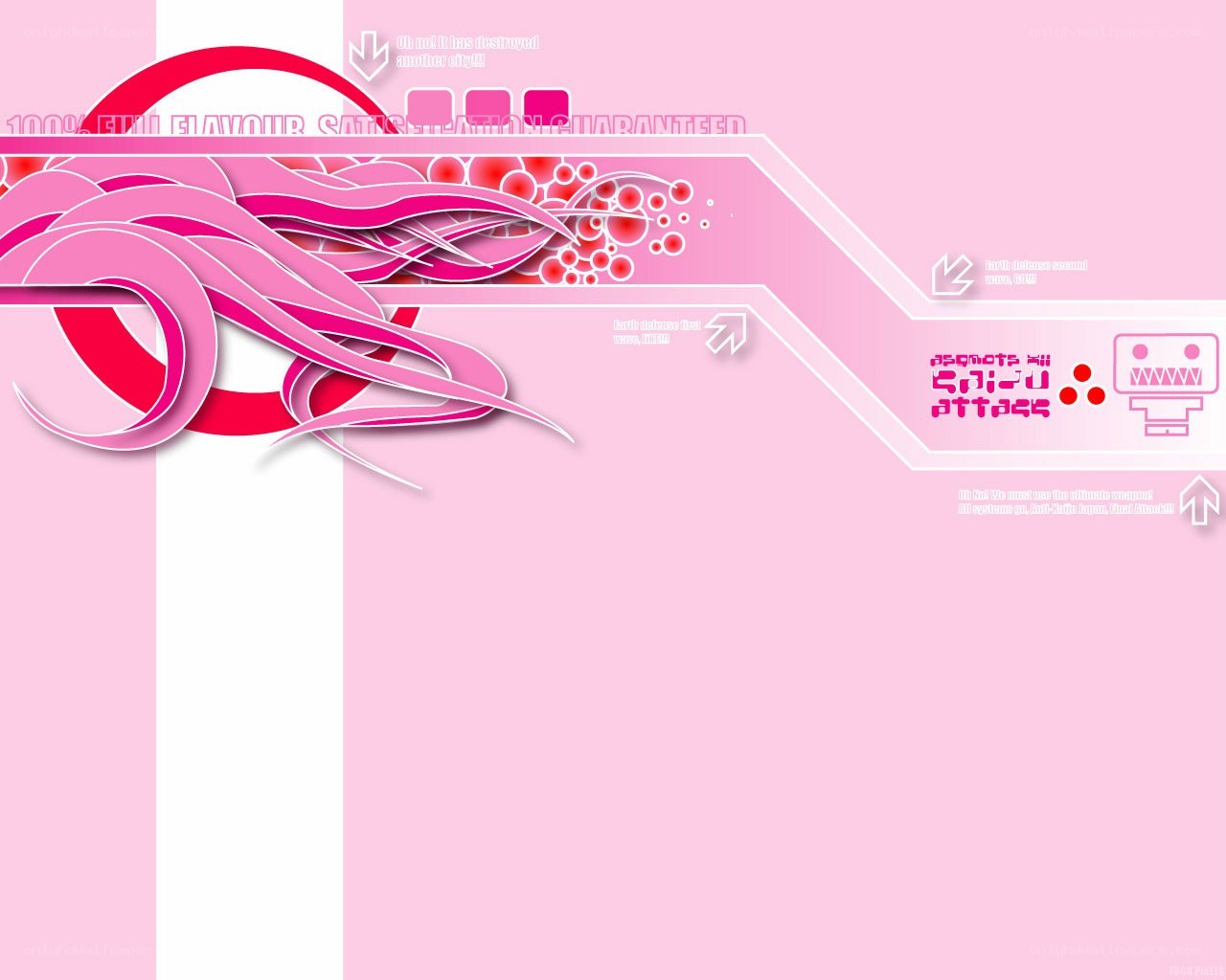 pink abstract digital art