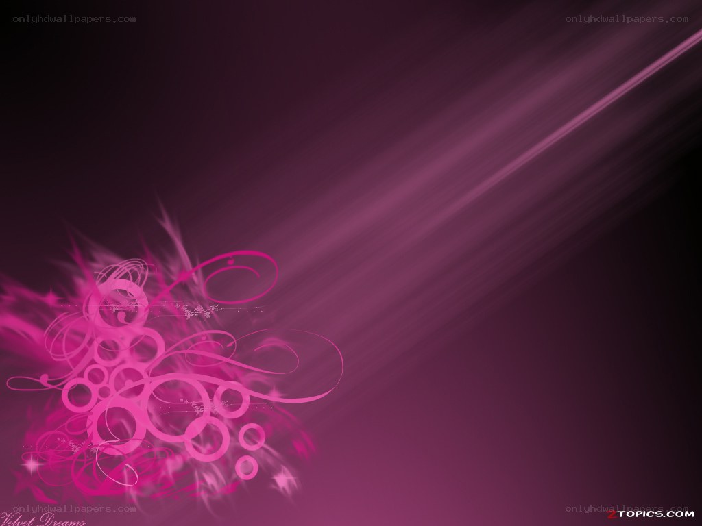pink abstract floral design