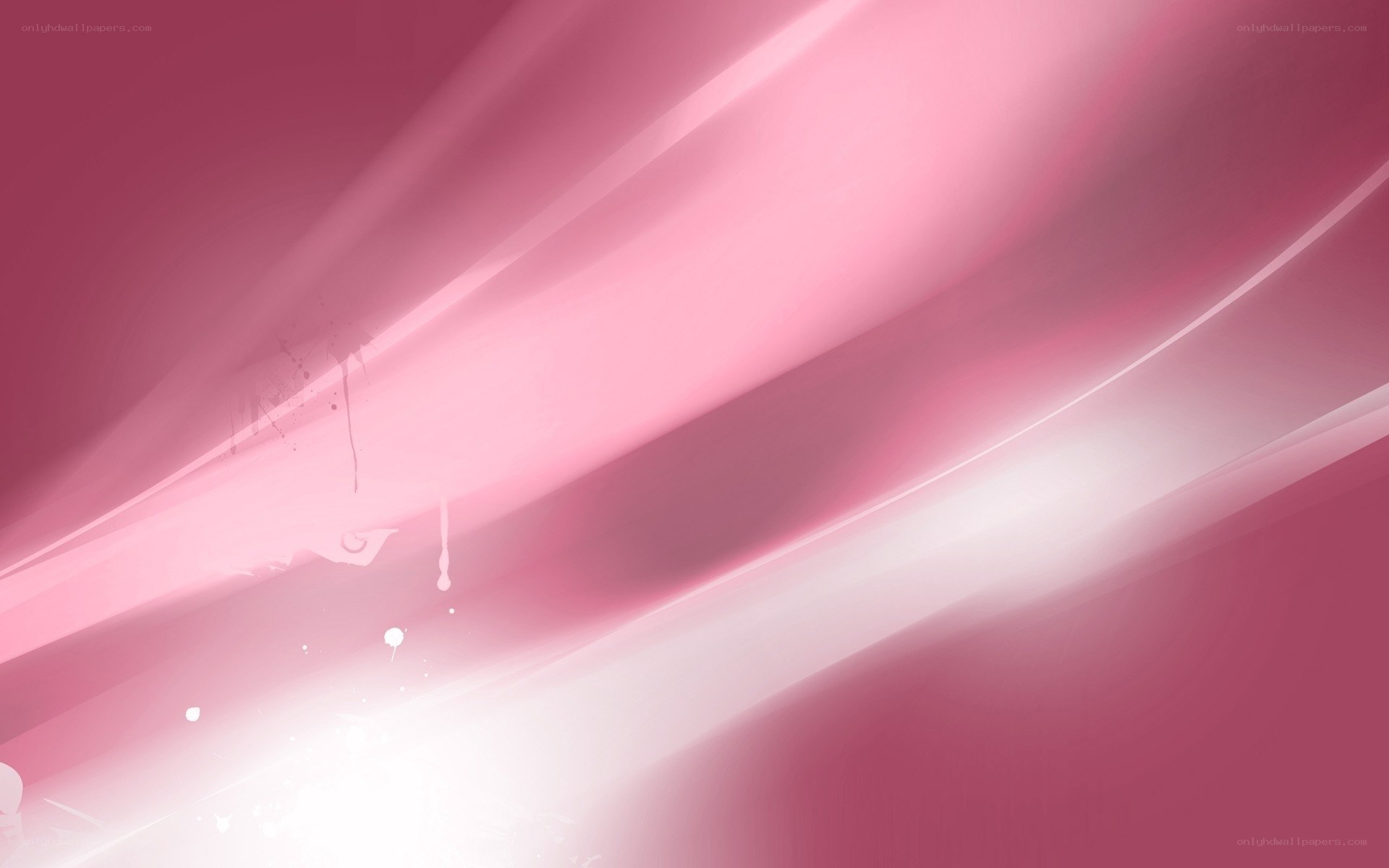 pink abstract light waves
