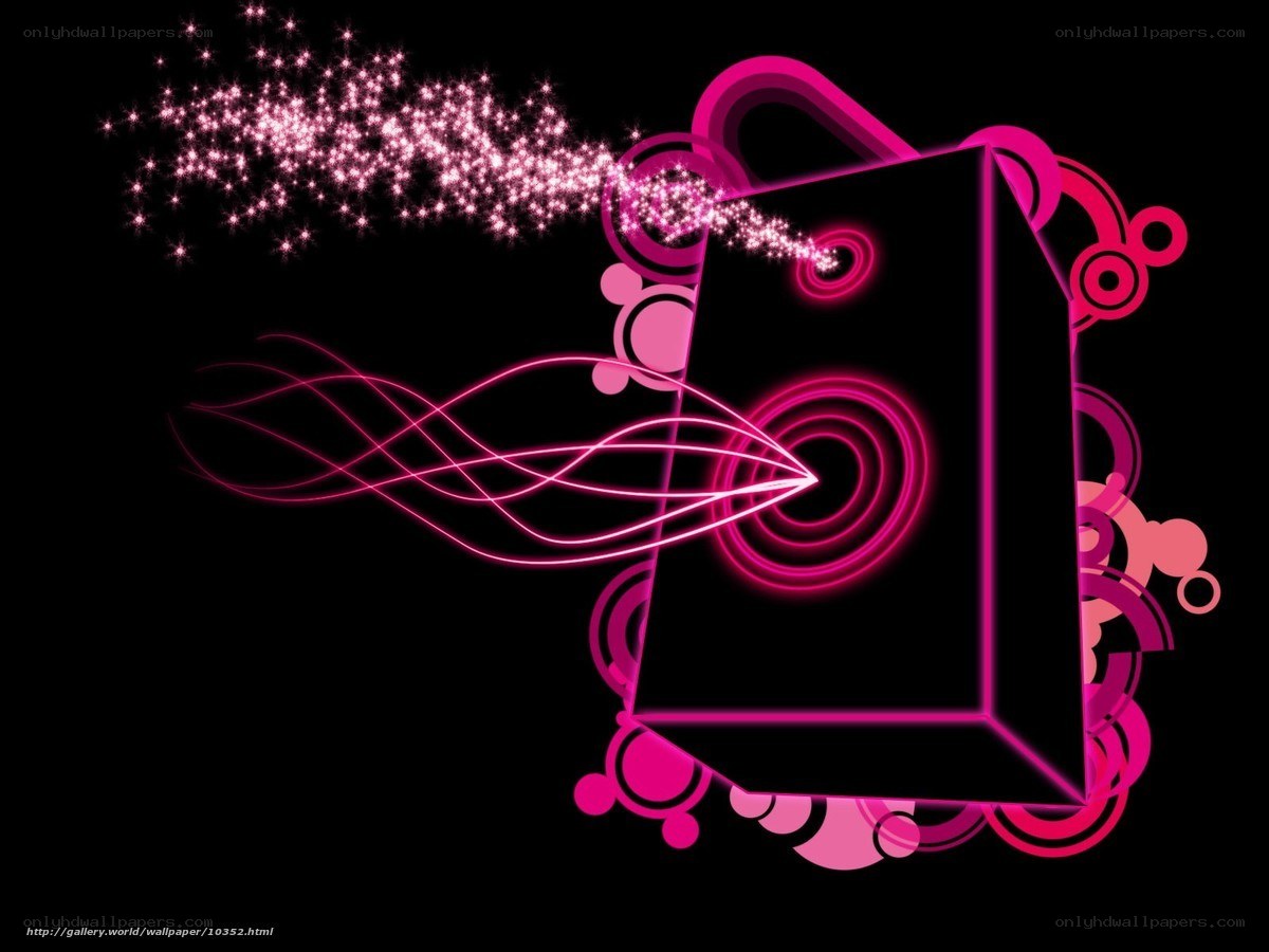 pink abstract speaker design