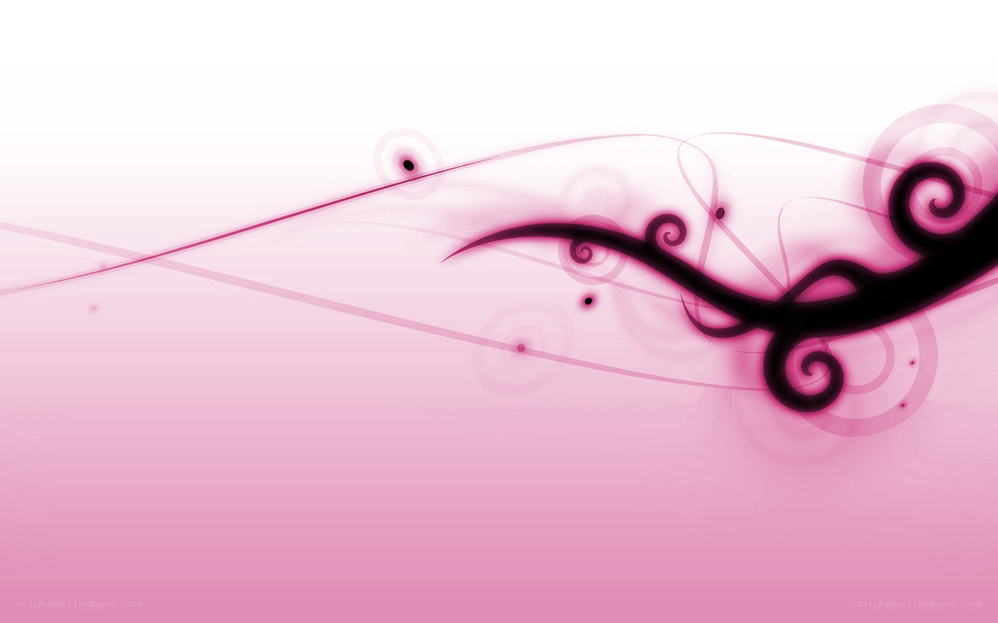 pink abstract swirl design