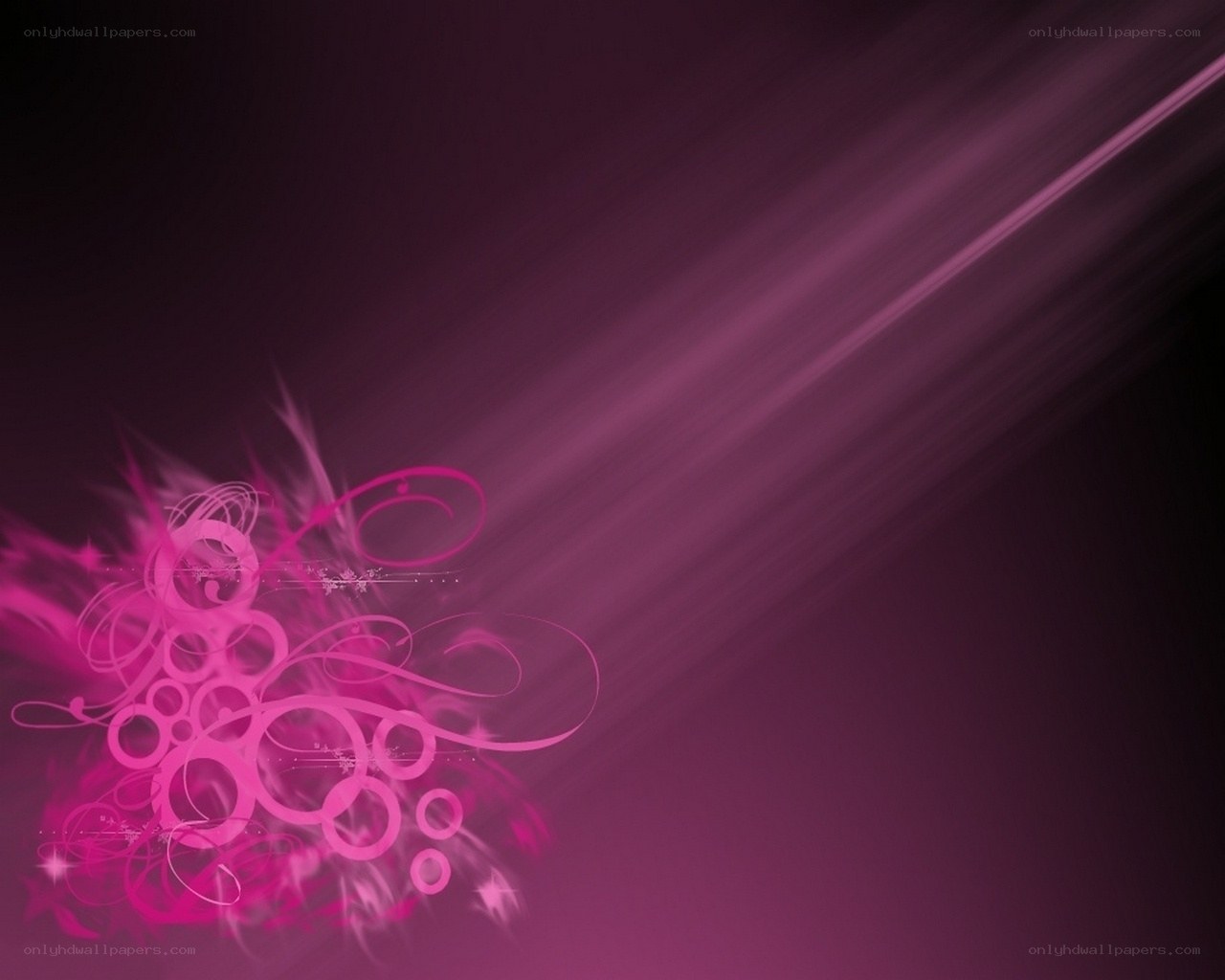 pink abstract swirl design