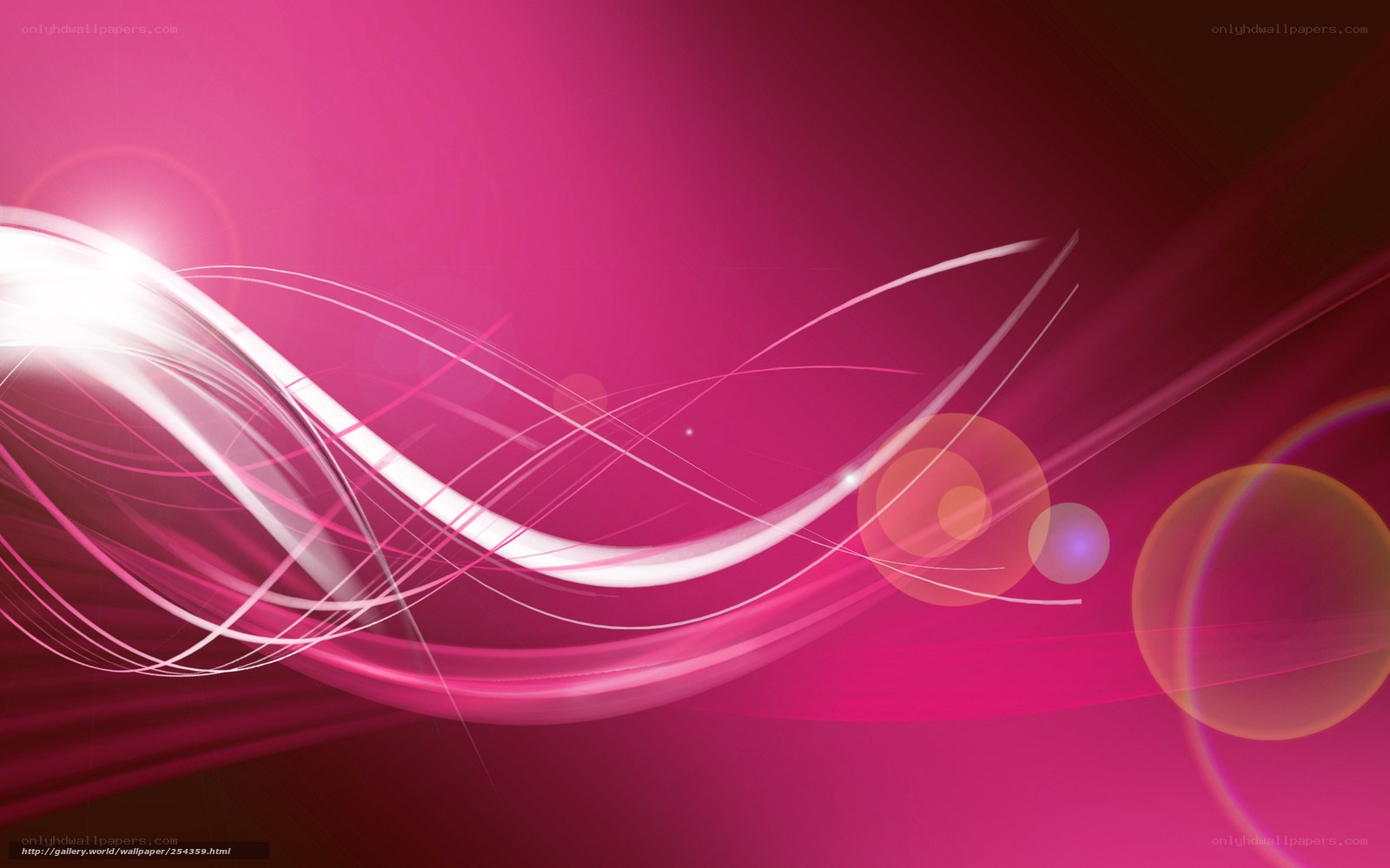 Pink abstract wave design