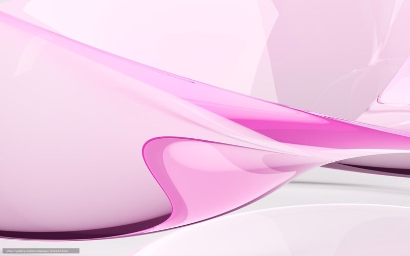 Pink Abstract Waves — Serene