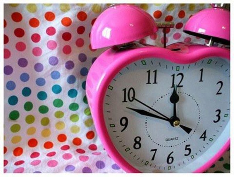 Pink Alarm Clock — Playful