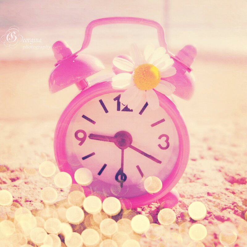 Pink Alarm Clock
