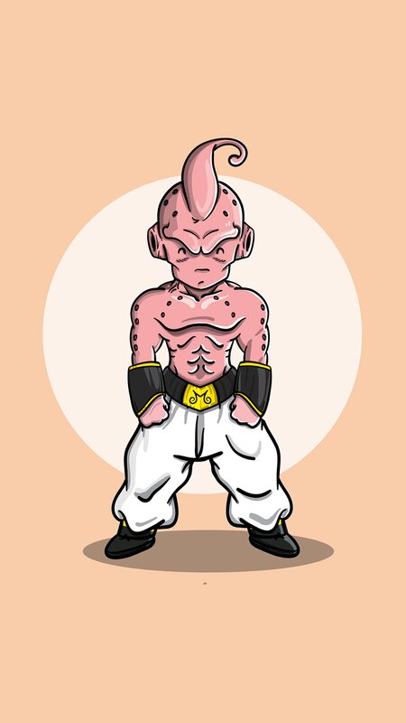 Pink Alien Character — Neutral