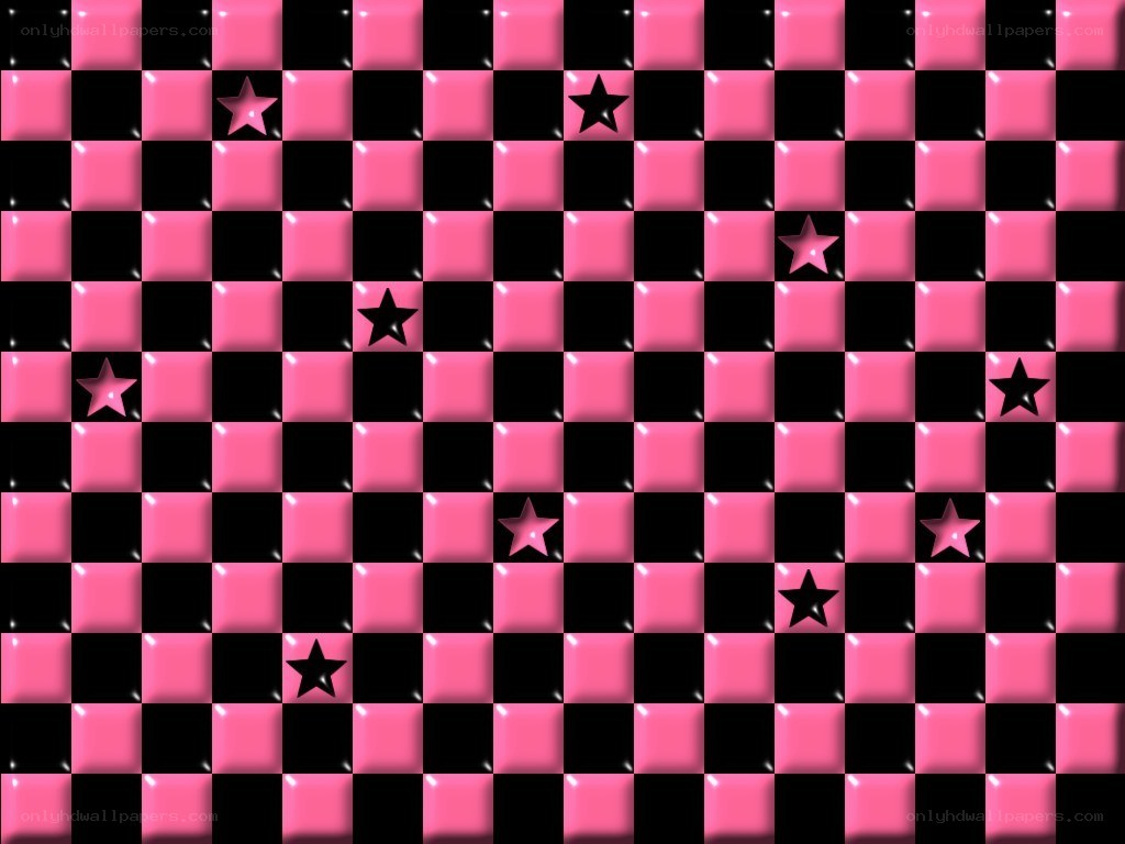 pink and black checkered pattern