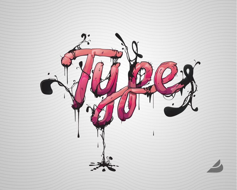 Pink and Black Dripping Text — Dynamic