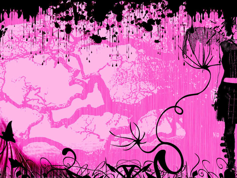 pink and black grunge background